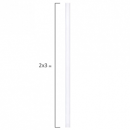 Холст в рулоне BRAUBERG ART DEBUT, 2x3 м, 280 г/м2, грунтованный, 100% хлопок, мелкое зерно, 191639