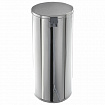 Ведро мусорное с педалью 30 литров, УСИЛЕННОЕ, кольцо под мешок, хром, нержавеющая сталь, ТИТАН