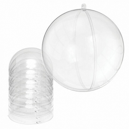 Пластиковые шары для поделок, 8 см, 5 шт., BRAUBERG HOBBY, 665391