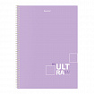 Тетрадь А4, 96 л., BRAUBERG, гребень, клетка, матовая ламинация, "UltraTone" (микс в спайке), 405317