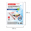 Папки-файлы перфорированные А4 BRAUBERG "STANDARD", КОМПЛЕКТ 100 шт., гладкие, 40 мкм, 229661