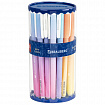 Ручка шариковая BRAUBERG SOFT TOUCH GRIP "GRADE PASTEL", СИНЯЯ, мягкое покрытие, ассорти, узел 0,7 мм, 143711