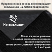 Коврик придверный 60х90 см, ЧЕРНЫЙ, влаго-грязезащитный, 430 г/м2, ребристый, ЛЮБАША СТАНДАРТ, 701034