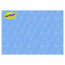 Настольное покрытие ЮНЛАНДИЯ для труда и творческих занятий, ПВХ, "ВОЗДУШНЫЙ ШАР", 50х70 см, 662456