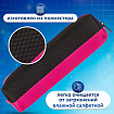 Пенал-косметичка BRAUBERG, мягкий, "Black&Bright", черно-розовый, 21х5х5 см, 229006