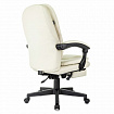 Кресло офисное CH-868N-BF, синхромеханизм, подставка для ног, экокожа, бежевое, 2018357
