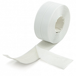 Клейкая лента бордюрная для ванны и кухни повышенной клейкости 38 мм х 3,35 м, бутил, DASWERK (ДАСВЕРК), 608774