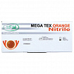 Перчатки нитриловые сверхпрочные с текстурой SFM MEGA TEX ORANGE, Германия, 25 пар (50 штук), размер M (средний), 4036534913208
