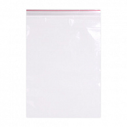 Пакеты ZIP LOCK "зиплок" ОЧЕНЬ ПРОЧНЫЕ, комплект 100 шт., 200х250 мм, ПВД 80 мкм, BRAUBERG EXTRA, 608178