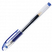 Ручка гелевая PILOT "G-3", корпус прозрачный, узел 0,38 мм, линия 0,2 мм, резиновый упор, синяя, BLN-G3-38 L