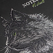Тетрадь А5, 48 л., HATBER, скоба, клетка, матовая ламинация, 3D-лак, "Black Cat" (микс в спайке), 093159, 48Т5лолВ1