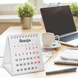 Календарь-домик настольный на гребне, 2026 г., BRAUBERG, 101х101 мм, "Символ 2026", 117278