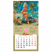 Календарь настенный перекидной 2027г, BRAUBERG, 12 листов, 28,5х28,5 см, "Pin up", 118421