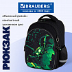 Рюкзак BRAUBERG OPTIMA, 2 отделения, с брелоком, "Зловещий паук", объемный дизайн, 36х27х18 см, 273160