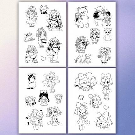 Стикербук РАСКРАСЬ И НАКЛЕЙ А5, 16 листов, 100 стикеров, на гребне, BRAUBERG, "Для девочек", 666049