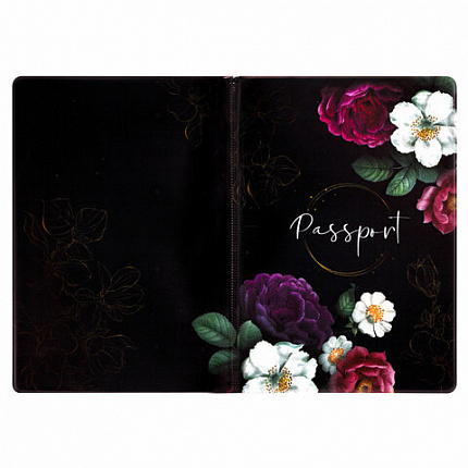 Обложка для паспорта "Cool Mix 2", 10 дизайнов ассорти, цветной принт, ПВХ, STAFF, 238859