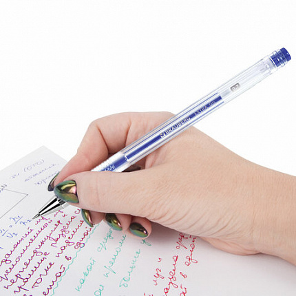 Ручки гелевые НЕОН BRAUBERG "EXTRA", НАБОР 12 ЦВЕТОВ, узел 0,7 мм, линия 0,35 мм, 143912