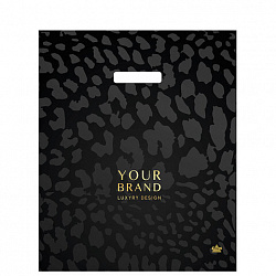 Пакет с вырубной ручкой ПВД, 45х38 см, "Премиальный", 60 мкм, н00228483