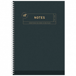 Тетрадь А4 96 л. STAFF College гребень, клетка, офсет №2 ЭКОНОМ, обложка картон, ОДНОТОННАЯ, 405618