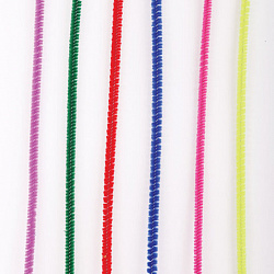 Проволока синельная для творчества "Пушистая", 6 цв., 30 шт., 0,3х30 см, ОСТРОВ СОКРОВИЩ, 661520