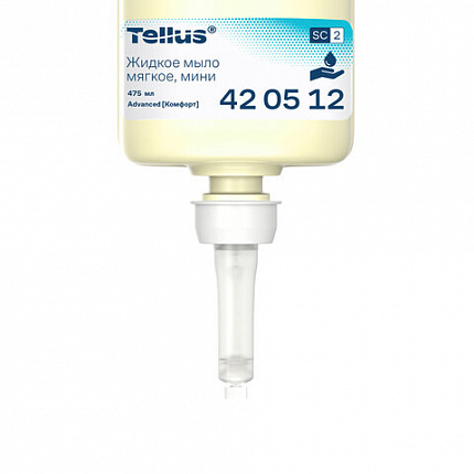 Картридж с жидким мылом одноразовый Tellus/TORK (Система S2) Advanced, 0,475 л, мягкое, 420512