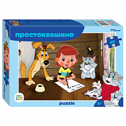 Пазл картонный 60 элементов, лицензия Мульт, АССОРТИ, поле 23х33 см, STEP PUZZLE