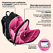 Ранец BRAUBERG PREMIUM, 2 отделения, с брелоком, "Белый котенок", СВЕТЯЩИЙСЯ, 38х29х16 см, 274392