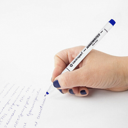 Ручки капиллярные (линеры) 4 ЦВЕТА CENTROPEN "Handwriter", корпус тонкий, линия письма 0,5 мм, 2551/4, 2 2551 0403
