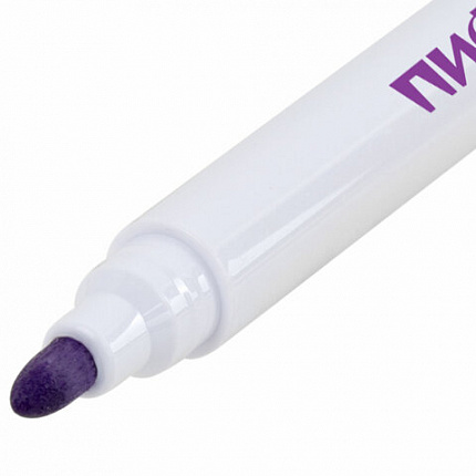 Маркеры стираемые 2 мм на магните со стирателем для белой доски НАБОР 12 ЦВЕТОВ, ПИФАГОР, 152564