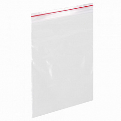 Пакеты с замком ZIP LOCK "зиплок", комплект 100 шт., 150х200 мм, ПВД, толщина 40 микрон, BRAUBERG, 606213