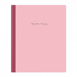 Тетрадь А5 96 л. BRAUBERG, на сшивке с корешком, клетка, обложка картон, "Minimal", 405287