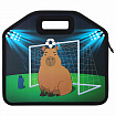 Папка-сумка ЮНЛАНДИЯ, 1 отделение, фетровые ручки, 34х30х11 см, Capyball, 272207
