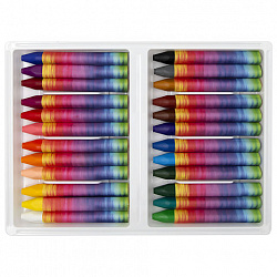 Пастель масляная ЛУЧ "Школа творчества", 24 цвета, трехгранная, картонная упаковка, 31С 1973-08