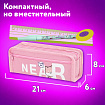 Пенал ЮНЛАНДИЯ ЮНИОР, 2 отделения, полиэстер, "Рядом", 21х8х6 см, 273811