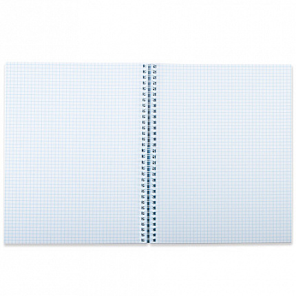 Тетрадь А5 96 л. BRAUBERG, гребень, клетка, твёрдая обложка, "Совы" (микс в спайке), 404443