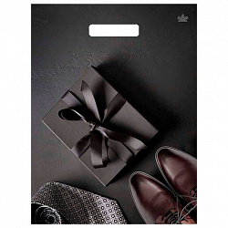 Пакет с вырубной ручкой ПВД ламинированный, 40х31 см, "Писк моды", 60 мкм, н00292238