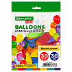 Шары воздушные 30 см, 30 штук, "ЯРКИЕ ЦВЕТА", ассорти, BRAUBERG KIDS, 591885