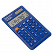 Калькулятор карманный BRAUBERG CX-102C-BU (76x126 мм), 12 разрядов, двойное питание, СИНИЙ, 272648