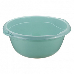 Таз 10 л, хозяйственный, круглый, с ручками, пластиковый, 16х40х37,5 см, цвет ассорти, IDEA, М 2506