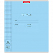 Тетрадь обложка пластик, 12 л. клетка, Erich Krause, CoverPro (микс в спайке), 56338