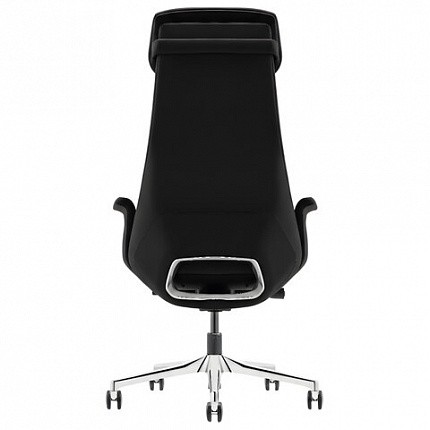 Кресло HAWASAN PREMIUM EX-840 STELLAR, синхромеханизм, алюминий, экокожа, черное, 533241
