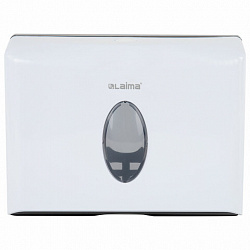 Диспенсер для полотенец бытовой LAIMA HOME (Система H2), Z-сложения, белый, ABS, 609108