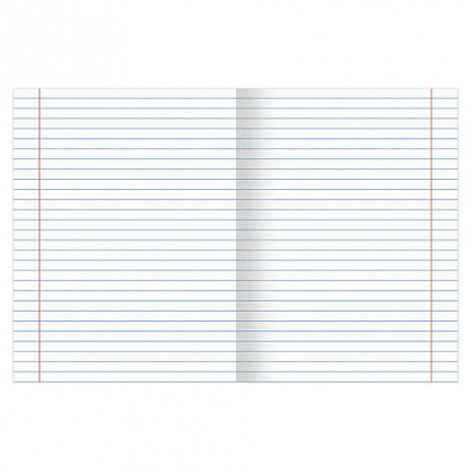 Тетрадь предметная "КОЛОР" 36 л., обложка мелованная бумага, ЛИТЕРАТУРА, линия, BRAUBERG, 405077