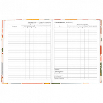 Дневник 5-11 класс 48 л., твердый, BRAUBERG, глянцевая ламинация, с подсказом, "Decor", 106403