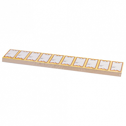 Ценники картонные "Бабочка 10", 36х56 мм, комплект 500 шт., STAFF, 128678