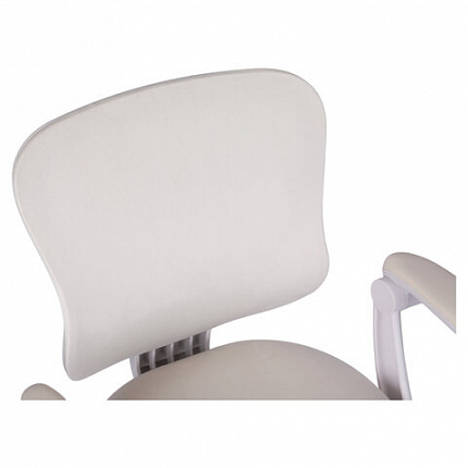 Кресло детское с подставкой для ног BRABIX "Sky MG-206", велюр, бежевое, 533156