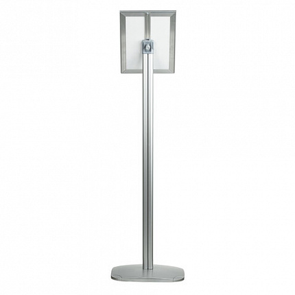 Стойка информационная напольная А4 с алюминиевым "клик"-профилем (210х297 мм) BRAUBERG "Extra", 238224