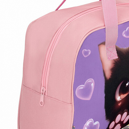 Сумка для занятий BRAUBERG с ручками, 35x25x15 см, "Paw prints", 273289