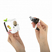 Точилка механическая ПИФАГОР "Киви", корпус белый/салатовый, 270428