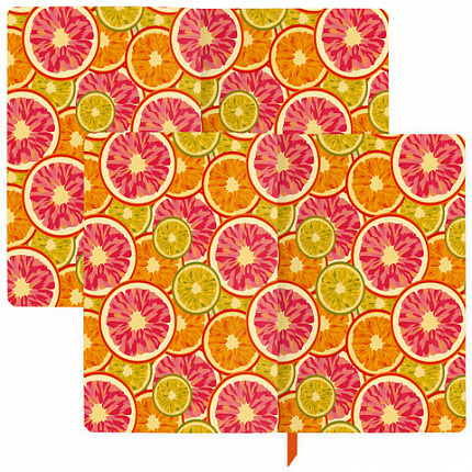 Ежедневник недатированный А5 (138х213 мм), BRAUBERG VISTA, под кожу, гибкий, 136 л., "Orange story", 112018